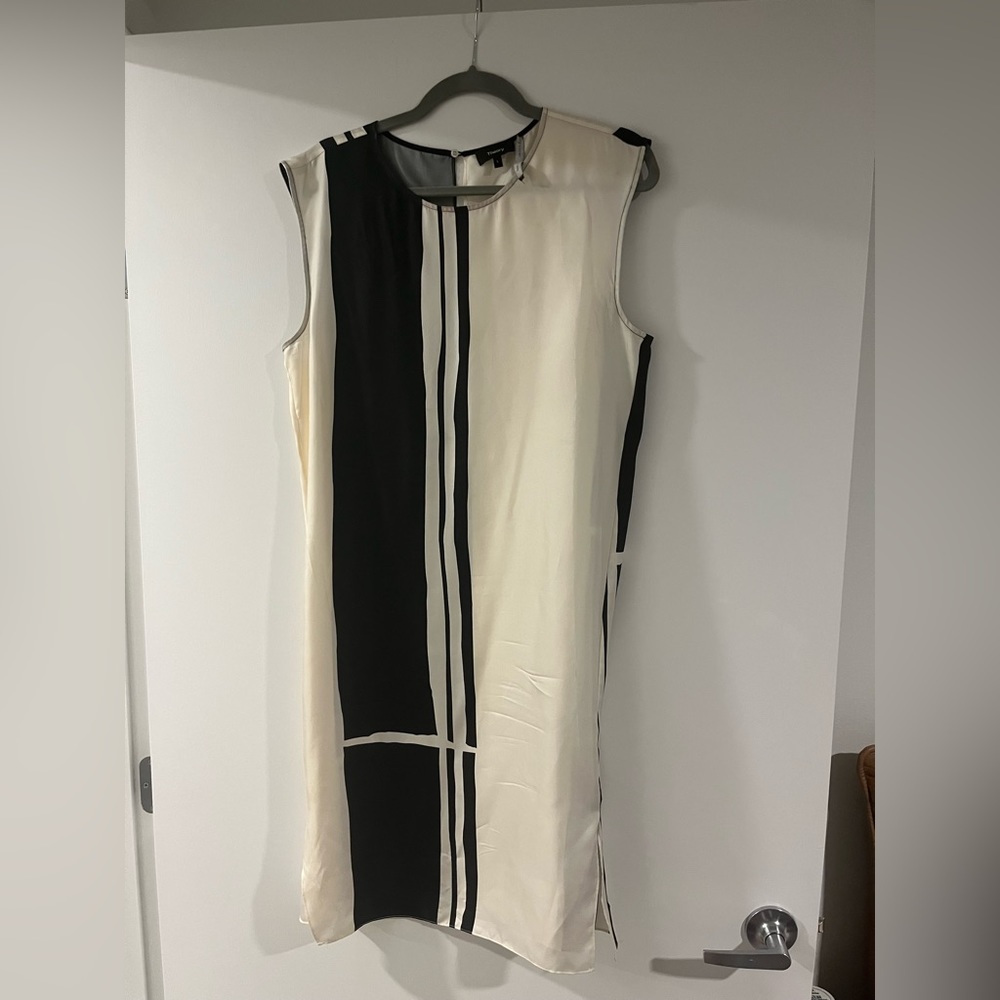 Silk midi dress
